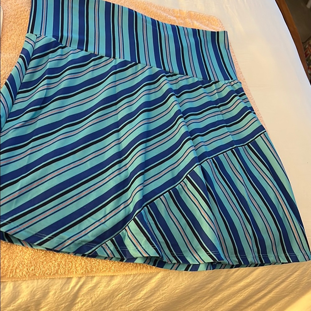 Striped Blue Skirt